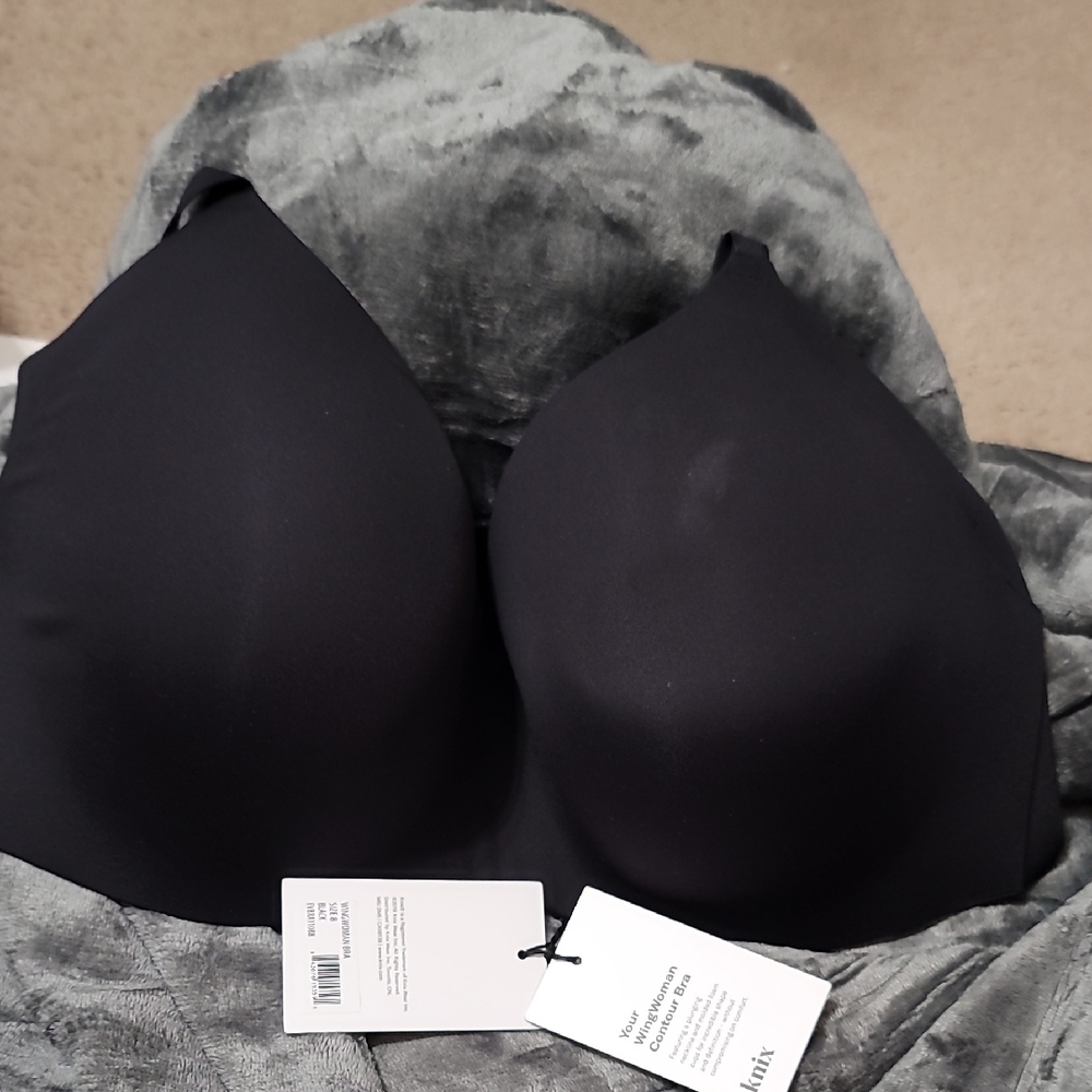 knix Black Seamless Molded T-Shirt Bra